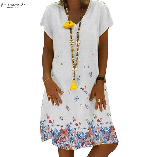 

large plus size 5xl dress women floral print v neck casual summer dress 2020 loose a line long knee length female sundress, Black;gray
