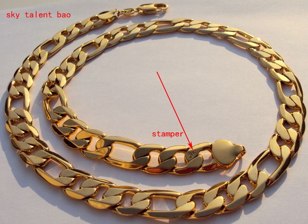 

new men heavy 12mm stamper 24k gold authentic finish miami cuban link chain necklace unconditional lifetime replacement guarantee, Silver
