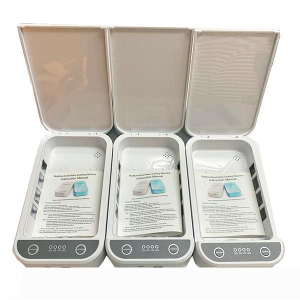 

portable new design of uv sterilization box for gold and silver jewelry mobile masks for rapid disinfection box voice broadcast