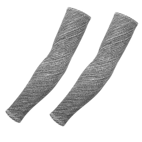 

compression sleeves arm warmer running sleeves cycling sun uv protection for outdoor sport hiking 1 pair, Black;gray