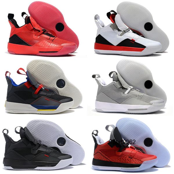 

2020 new jumpman xxxiii 33 kids basketball shoes mens 33s gold/championship mvp finals training sneakers sports running shoes, Black