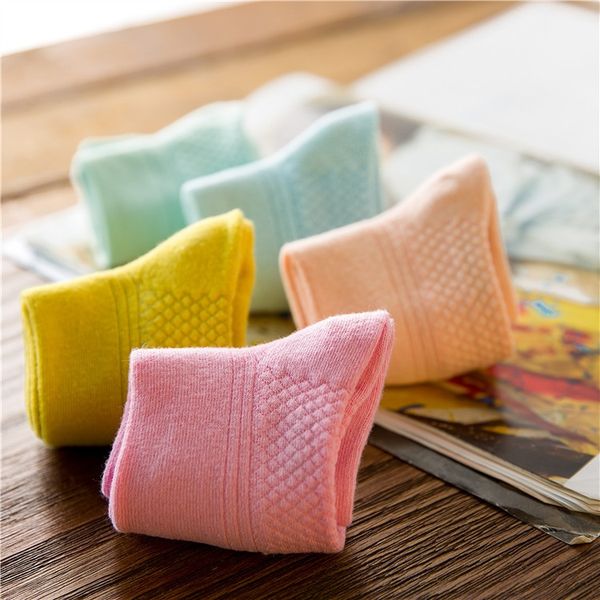 

весна осень bao bao в сплошного цвета хлопок обувь детских магнитооптический ди детских носки мужчины женщина в трубе носки детей, Pink;yellow