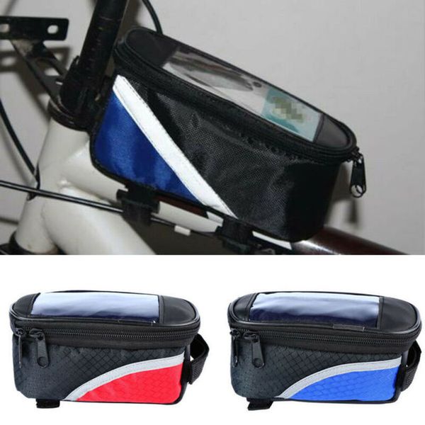 

2020 outdoor waterproof oxford cycling bag leisure handbags multifunctional portable mountain bike pack bag zipper phone pouch