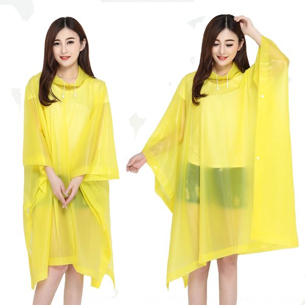 

thickened translucent raincoat travel hiking portable poncho men's and women's non-disposable raincoat cover cloak cloak travel