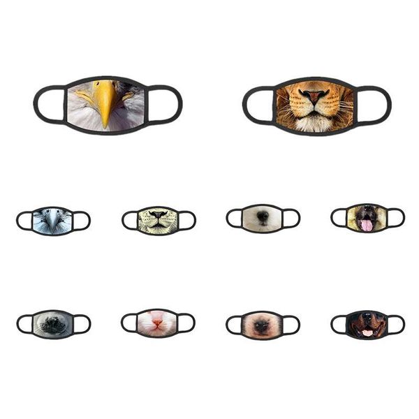 

3d animal cotton dust masks spring and autumn tide models personalized breathable masks can be cleaned and reused xd23431 dh_niceshop pigyj