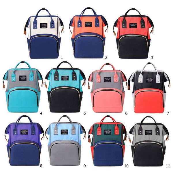 

hit color mommy travel backpacks big nylon maternity nappy handle bags