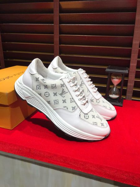 

2020u limited edition leather men's outdoor casual shoes large size fashion wild lace up sneakers low-comfortable breathable tide s, Black