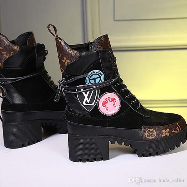 

fashion women boots laureate platform desert boot womens shoes autumn and winter comfortable footwears plus size lace -up women shoes