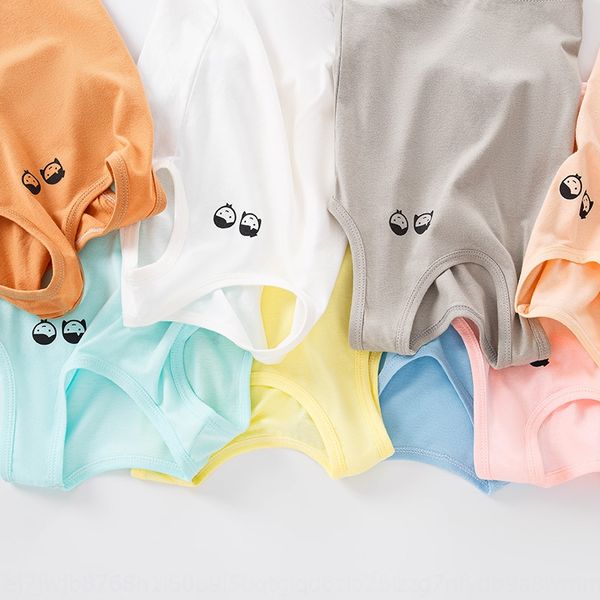 

children's i-shaped cotton casual base shirt sweat-absorbing casual solid color sleeveless undershirt vest vest for children, Blue