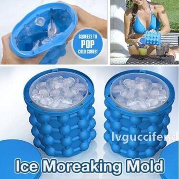 

13.2*14.1cm new ice cube maker genie the revolutionary space saving ice cube maker ice genie kitchen tools