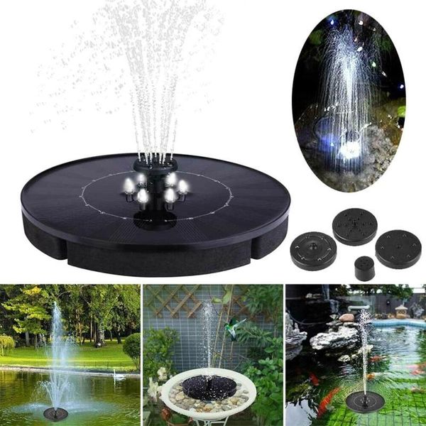 

solar fountain led solar water fountain with led lights for outdoor landscape garden decor floating pool fountain solar pump