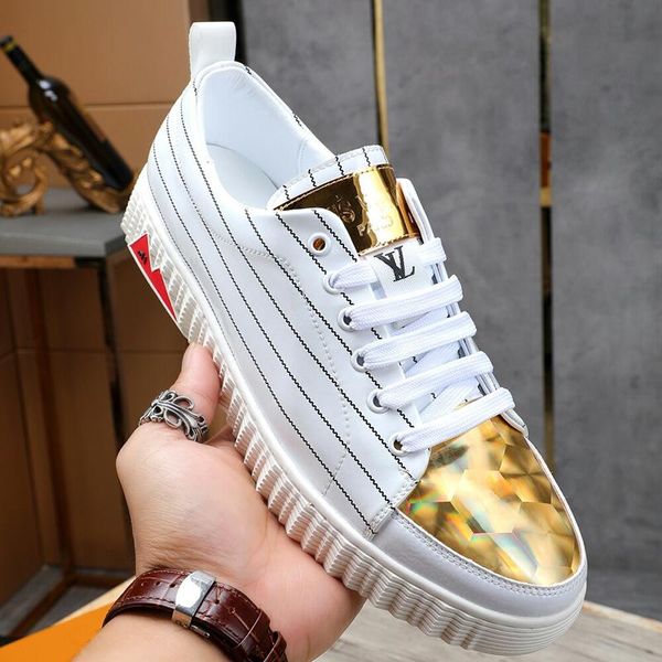 

2020m new limited edition luxury design mens printing fashion sneakers wild breathable mens casual shoes mens party shoes size: 38-45, Black