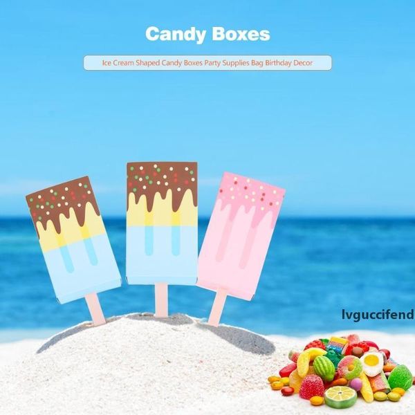 

10pcs diy ice cream candy box wedding favors gifts delicate birthday decor party supplies home furnishing essential supplies