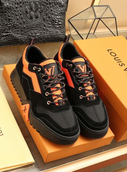 

2020lk new men's trend wild casual shoes hiking shoes outdoor adventure sports jogging shoes original packaging box fast delivery, Black
