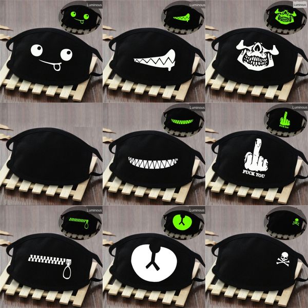 

wholesale face masks 3 layers dustproof maske facial protective er ski set anti dust designer printed mouth mask adults facem #223#651, Black