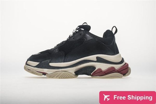 

2020 authentic triple s speed trainer basketball shoes men women sports sneakers outdoor bad old shoes red with original box eur 36 -45