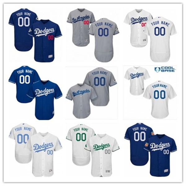 

baseball jerseys los angeles laos angelesdodgers dodger men women youth red white jersey custom any name number, Blue;black