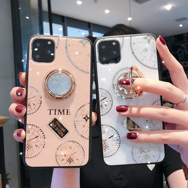 

дл apple iphone 11 pro max case luxury алмазна а колом stand заина задн кѬка еол д