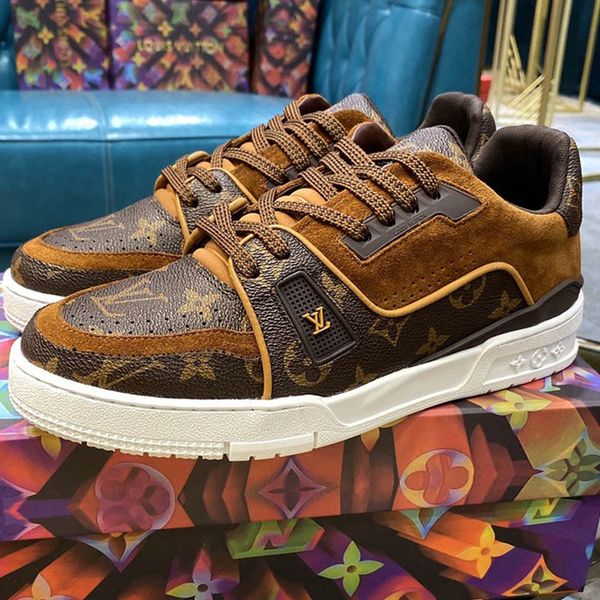 

33 designer high-quality men's casual sports shoes and luxury outdoor casual shoes, the original box size is 38-45, Black