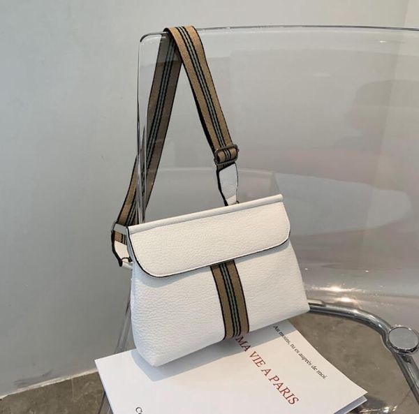 

designer women bag selling messenger bag pu cross body wide shoulder straps