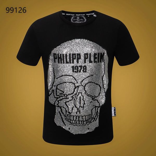 

20ss женщины mens дизайнер футболки luxury phillip обычной футболка лето homme от черного белого черепа superme tee верхней сумки спортивных, White;black