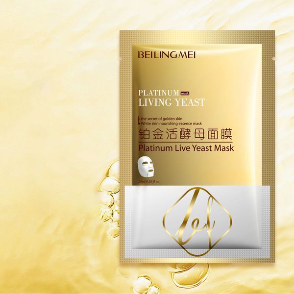 

platinum live yeast hydrate patch mask remove wrinkles and puffiness black face skin care easy absorb oil-control wholesale face masks