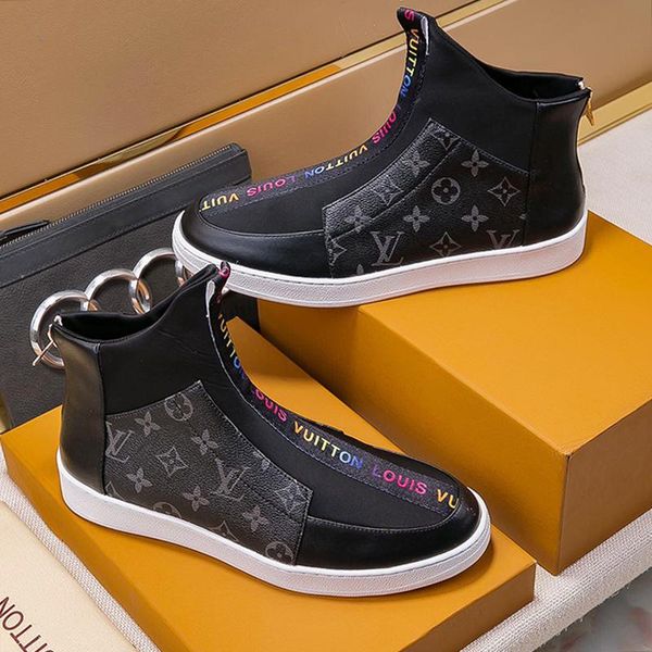 

fashion boots shoes mens luxury bottes chaussures pour hommes mens fashion shoes footwear zapatos de hombre high casual shoes winter, Black