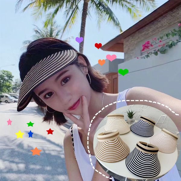 

ins straw ins sun straw hat sun hat, Blue;gray