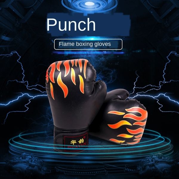 

huayun 2019 new and gloves sanda fitness boxing sleeve pu leather children's boxing gloves