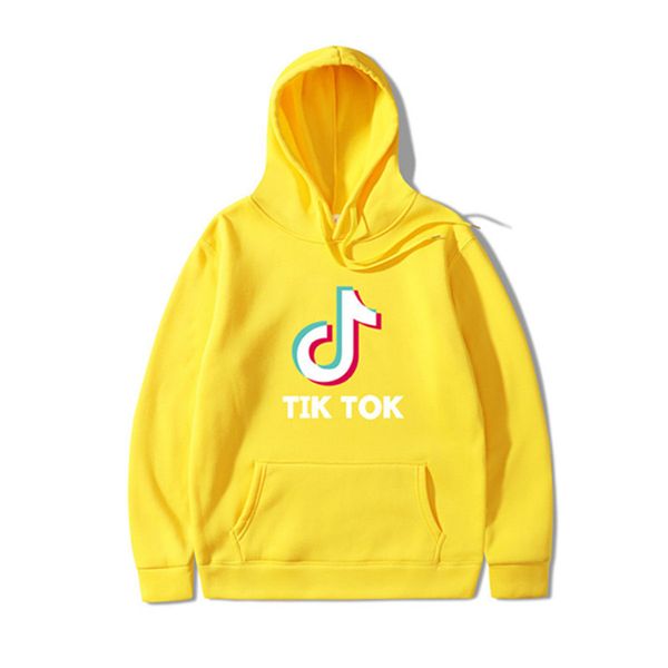 

20ss tik tok программного обеспечения off толстовка белая печать с капюшоном женщины / мужчины популярные одежды harajuku повседневный прода, Black