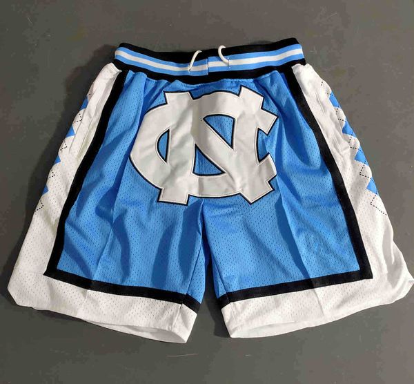 

2020 только ncaa north carolina tar heels шорты нового дышащее sweatpants команда классическая спортивная колледж баскетбол шорты молния кар, Black;red
