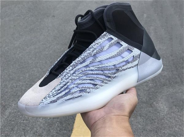 

authentic quantum basketball shoes men women mafia eg1535 kanye west wave runner 3m reflective sneakers sports shoes size 5 -12 .5