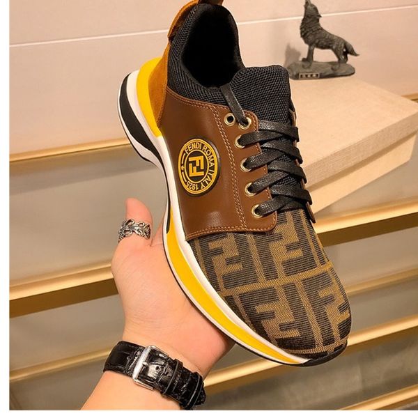 

073 men's designer casual sports shoes, fashion brand outdoor casual shoes, original box packaging fast delivery, Black