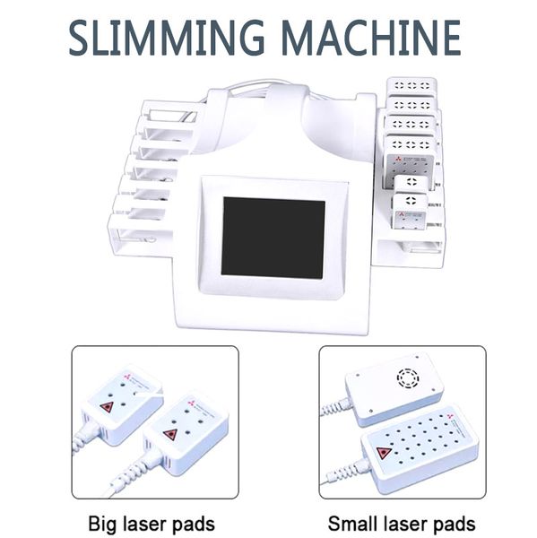 

холодная лазерная lipo машина 980nm диод липолиз портативный липосакция spa home красота для похудения сжигание жира тела shaping 12 колодки