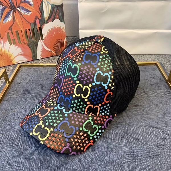 

summer 2020 sun hat baseball new double g psychedelic printing jump candy fashion baseball cap street racket sunshade cap fashion, Blue;gray