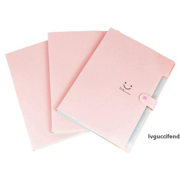 

plastic expanding file folders accordion document organizer 5-pocket a4 letter size with snap closure for school and office,3