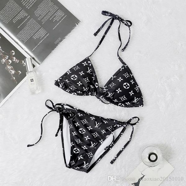 

2020 plaid women bikini set new push up ruffles padded swimwear bikini women bathing suit beachwear swimming suit 181, White;black