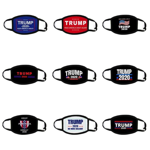 

trump face masks anti-dust cotton woman men designer masks fashion printed black washable face mask 5 styles fy9122#913