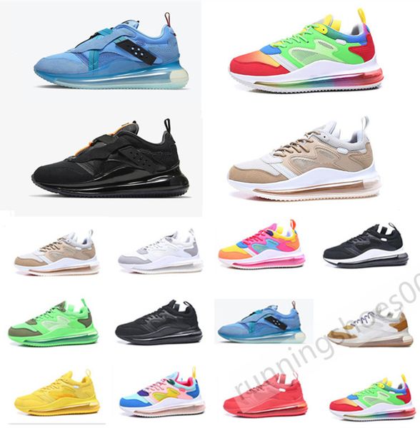 

slip obj react obj men women running shoes summit white university blue team orange desert ore men sport trainer sneakers 5.5-11, White;red