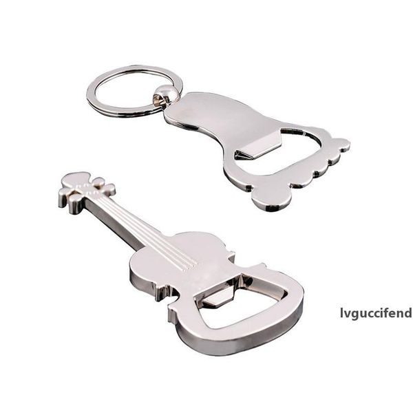 

metal guitar beer opener cola cap opener bar pub tool vogue gift wedding party favor home garden dining tools