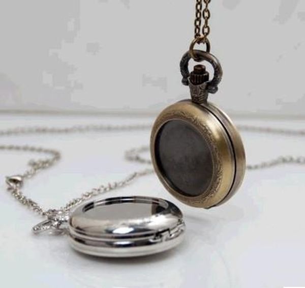 

vintage style bronze silver diy pocket watch pendant wholesale map pocket watch good quality wholesale t200502, Slivery;golden