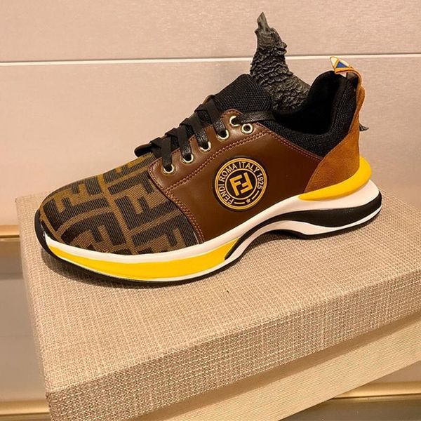 

055 men's designer casual sports shoes, fashion brand outdoor casual shoes, original box packaging fast delivery, Black