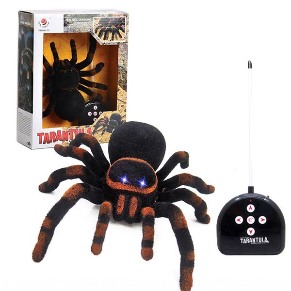 

four-way remote control tarantula black widow infrared remote control trick spoof spider children's toy electric animal toy