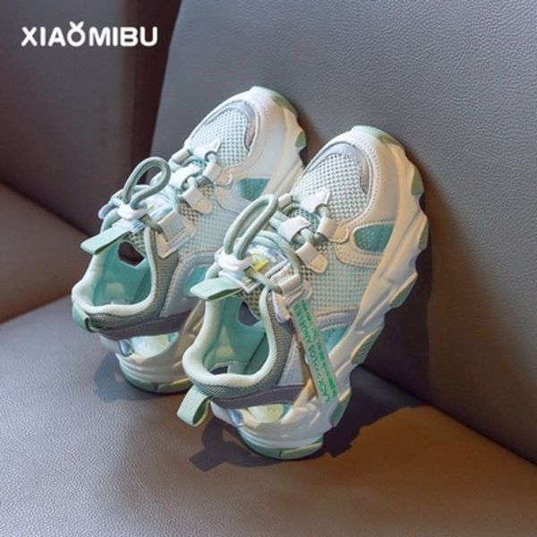 

akifj девичьих интернет-кроссовок знаменитость кроссовки 2020 летние новые сетки детских дышащих повседневная обуви мальчиков полого из легк, Black