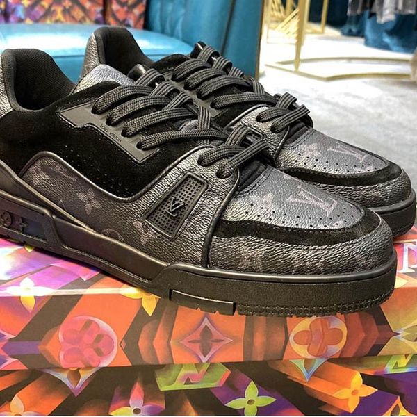 

078 the high-quality men's casual sports shoes and outdoor casual shoes of the new brand designer, the original box size is 38-45, Black