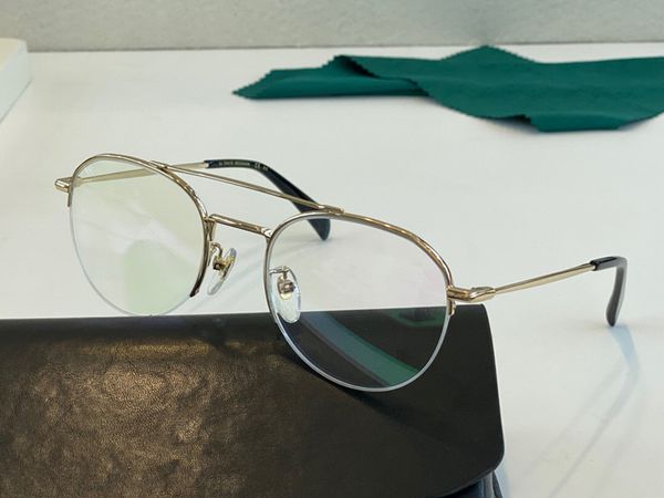 

7014 fashion new sunglasses square half frame glasses simple men business style eyewear lens laser uv400 protection, White;black