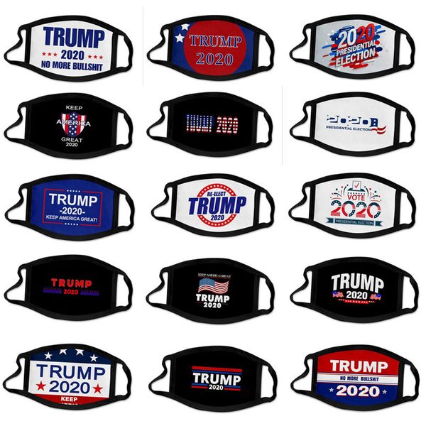

3d printing trump face mask american election year compaign support 44 styles cotton mask dustproof windproof mouth cover