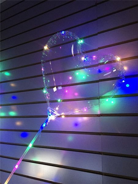 

heart shape led balloon transparent light up bobo ball with 80cm pole stick balloons 3m string balloon xmas wedding party decoration 02