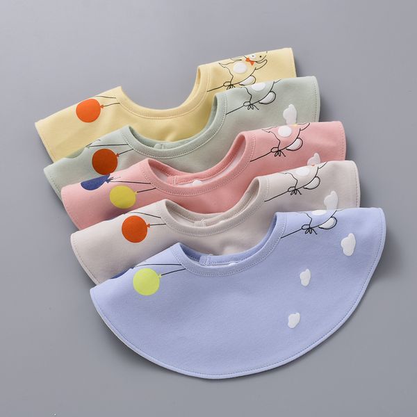 

baby bib 360 degree cotton saliva towel children's waterproof round bib newborn baby saliva towel cotton