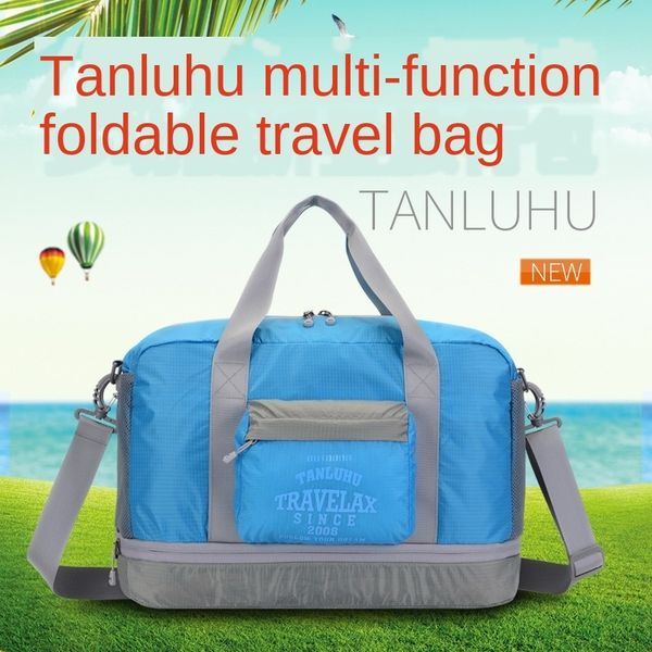 

jco6o land rover high-capacity tie bar luggage fashion foldable portable land rover cloth large cloth bag long-distance travel multi-purpose